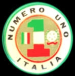 ITALY NUMERO UNO ITALIA PIN